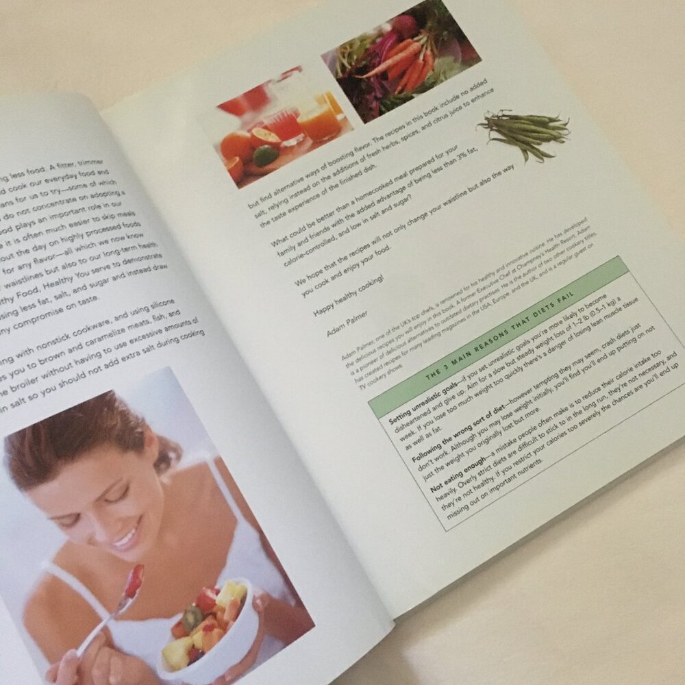 'Healthy Food Healthy You' Hardcover Cookbook Parragon Y2K Recipes - Picture 4 of 6